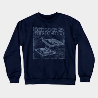 Kings of Leon Technical Drawing Crewneck Sweatshirt